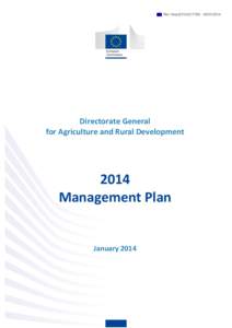 2014 DG AGRI Management plan[removed]2014 DG AGRI Management plan