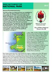 Geography of Wales / Wales / Fforest Fawr / Nuttalls / Fforest Fawr Geopark / Brecon Beacons National Park / Black Mountain / Fan Fraith / Afon Honddu / Fan Gyhirych / Pen y Fan / National parks of England and Wales