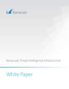 Barracuda Threat Intelligence Infrastructure  White Paper Barracuda Networks Barracuda Threat Intelligence Infrastructure