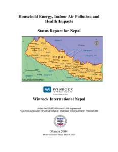 Microsoft Word - Household Energy and Health Overview of Nepal final[removed].