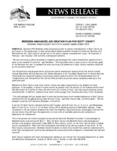 Microsoft Word[removed]Bredesen Announces Job Creation Plan for Scott County_1.doc