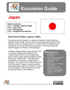 Microsoft Word - Excursion Guide to Japan.doc