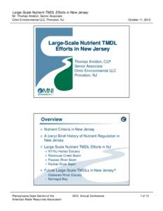 Microsoft PowerPoint - Large-Scale Nutrient TMDL Efforts in New Jersey.ppt [Compatibility Mode]
