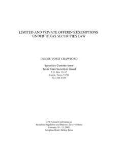 Finance / Financial regulation / 73rd United States Congress / SEC filings / Stock market / Securities Act / Regulation D / Security / U.S. Securities and Exchange Commission / United States securities law / United States Securities and Exchange Commission / Financial economics