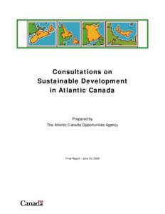 Atlantic Canada / Atlantic Canada Opportunities Agency / Sustainable development / Environment / Sustainability / Environmental social science