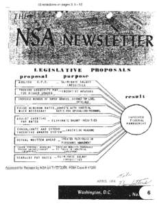 NSA Newsletter - April 1954