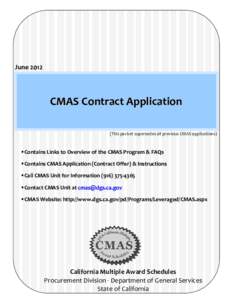 PD - CMAS Contract Application