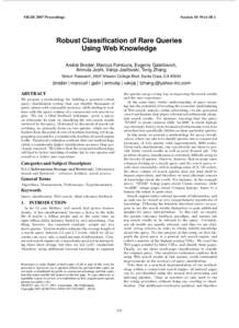 Internet search / Information retrieval evaluation / Web query classification / Query expansion / Web search query / Information retrieval / Document retrieval / Google Search / Relevance feedback / Full text search / Search engine / Contextual searching