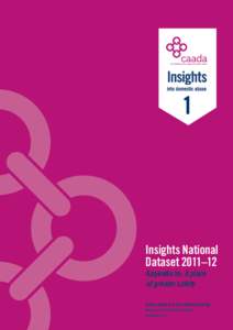 Insights National Dataset 2011–12 Appendix to: A place of greater safety  www.caada.org.uk/commissioning