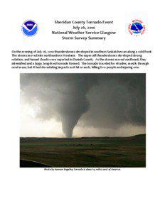 Microsoft Word - Sheridan County Tornado Event Summary _Final_