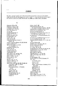 INDEX This index is arranged word by word. Letters and numbers are sorted up to the end of the first word or comma, and then stop. All other characters are sorted as a space. The second and following words are sorted onl