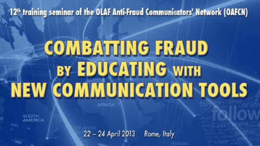 Major Gian Luca BerrutiGuardia di Finanza Head Quarters’ Vth UnitP Officer in Charge “Educating against fraud: Guardia di Finanza experience on initiatives targeted at schools”  What about young people?