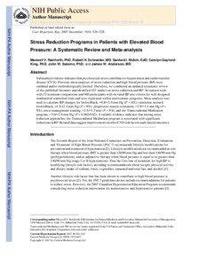 NIH Public Access Author Manuscript Curr Hypertens Rep. Author manuscript; available in PMC 2008 March 18.