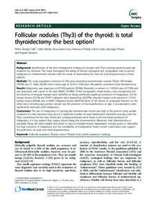 Biology / Thyroid nodule / Thyroid cancer / Thyroid neoplasm / Thyroid / Follicular thyroid cancer / Papillary thyroid cancer / Hurthle cell / Goitre / Medicine / Thyroid disease / Endocrinology