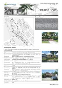 Cairns Neighbourhood Character Study Precinct Brochure CAIRNS NORTH Precinct Map