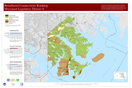 Broadband Connectivity Ranking Maryland Legislative District 6 This map is a visual tool for helping citizens and decision-makers search for solutions to their broadband connectivity problems. Like electricity and teleph