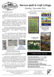 Quilt / Barossa Valley / Culture / Quilting / Needlework / Blankets