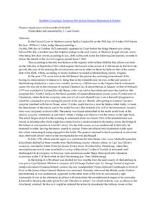 Friedrich Wilhelm von Steuben / Affidavit / Military personnel / Germanyâ€“United States relations / Law / Battle of Stono Ferry / South Carolina in the American Revolution