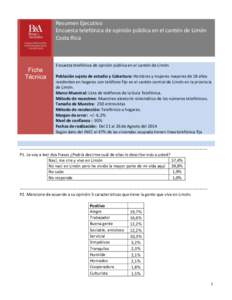 Resumen Ejecutivo Encuesta Opinión Pública Cantón de Limón_24[removed]