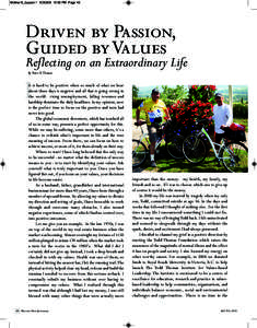 Molina10_Layout:23 PM Page 40  Driven by Passion, Guided by Values Reflecting on an Extraordinary Life By Peter H.Thomas