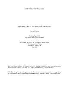 Illegal immigration / Immigration / Demographics of the United States / Human geography / Culture / Demography / Homeownership in the United States / Human migration / Cultural assimilation / Cultural geography