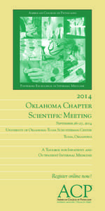 American College of Physicians  Fostering Excellence in Internal Medicine 2014 Oklahoma Chapter