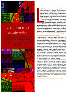 CROSS-CULTURAL  collaboration L