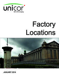 Factory Locations United States Penitentiary Atlanta, Georgia