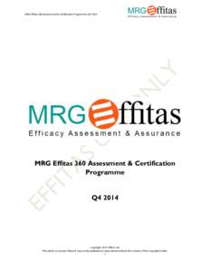 MRG Effitas 360 Assessment & Certification Programme Q4[removed]MRG Effitas 360 Assessment & Certification Programme Q4 2014
