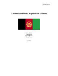 Microsoft Word - Afghanistan.doc