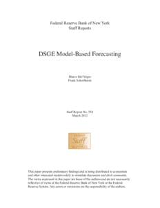 DSGE Model-Based Forecasting