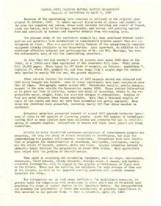 FRANCES SIMES }lliSTINGS NATURAL HISTORY RESERVATION Summary of Activities to April 1, 1940 Purposes of the undertaking have remained as outlined in the original plan adopted in October, 1937. To insure against disturban