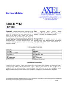 technical data Mailing Address: Box[removed], Woodside, NY[removed]Shipping Address: 58-20 Broadway, Woodside, NY[removed]Tel: [removed]  Fax: [removed]E-mail: [removed]