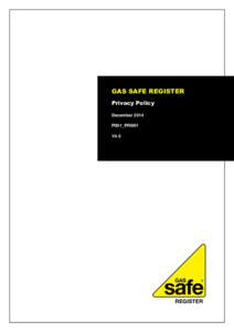 Privacy Policy | Gas Safe Register