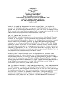 Conservation in the United States / United States / United States Department of the Interior / Bureau of Land Management / Wildland fire suppression / Molalla River / National Landscape Conservation System / Table Rock Wilderness / National Wild and Scenic Rivers System / Environment of the United States / Protected areas of the United States / Land management