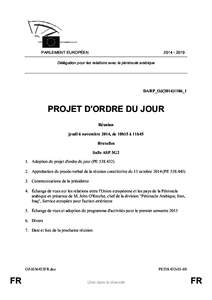 [removed]PARLEMENT EUROPÉEN Délégation pour les relations avec la péninsule arabique  DARP_OJ(2014)1106_1