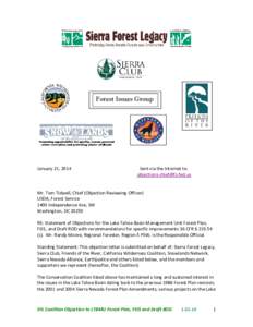 Microsoft Word - LTBMU Forest Plan Objection Letter FINAL.doc