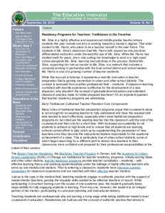 Teacher / Charter school / Academy for Urban School Leadership / Education in the United States / Merit pay / Value-added modeling / Detroit Public Schools / Education reform / DonorsChoose / Education / Teaching / Urban Teacher Residency