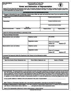 Form AS 2745-A  Commonwealth of Puerto Rico Department of the Treasury  Rev[removed]