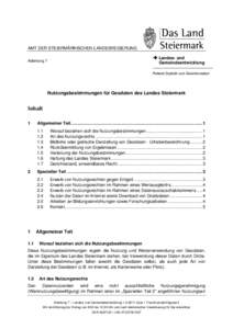 AMT DER STEIERMÄRKISCHEN LANDESREGIERUNG  Landes- und Gemeindeentwicklung Abteilung 7