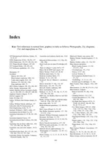 Index Key: Text references in normal font; graphics in italic as follows: Photographs, 25p, diagrams, 25d, and maps/plans as 25m[removed]International Exhibition, Sydney, 34, 51-53, 67 1890s Depression, 85-86, 130,256, 257