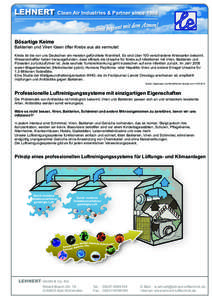 LEHNERT  Clean Air Industries & Partner since 1968 Bösartige Keime Bakterien und Viren lösen öfter Krebs aus als vermutet