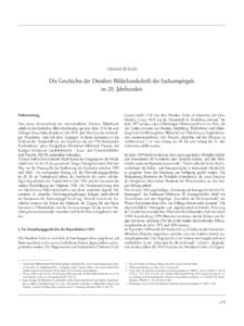 Thomas Bürger  Die Geschichte der Dresdner Bilderhandschrift des Sachsenspiegels