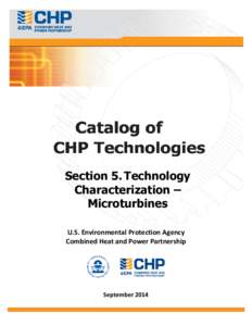2014 Catalog of CHP Technologies - Section 5. Technology Characterization – Microturbines