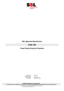 Active fire protection / Alarms / Smoke detector / Reliability engineering / Smoke testing / Fire alarm system / Test plan / Safety / Software testing / Detectors