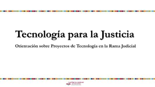 Tecnología para la justicia