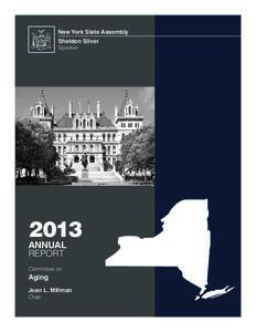 New York State Assembly Sheldon Silver Speaker 2013 ANNUAL