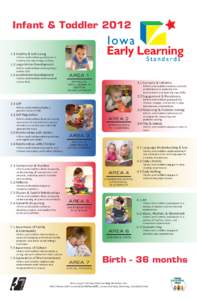 Infant & Toddler[removed]Healthy & Safe Living Infants and toddlers participate in healthy and safe living practices.