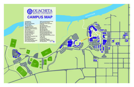 OUACHITA BAPTIST UNIVERSITY CAMPUS MAP OUA