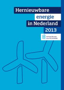 Hernieuwbare energie in Nederland 2013  Verklaring van tekens